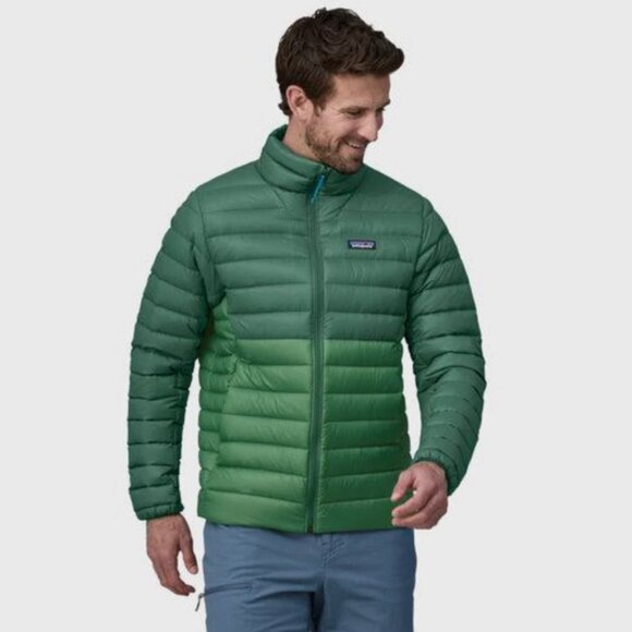 New $279 Patagonia Men's 2XL Down Sweater Puffer Jacket 84675 Gather Green - Picture 3 of 12